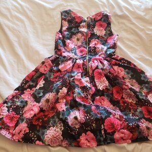 Beautiful floral black and pink H&M dress